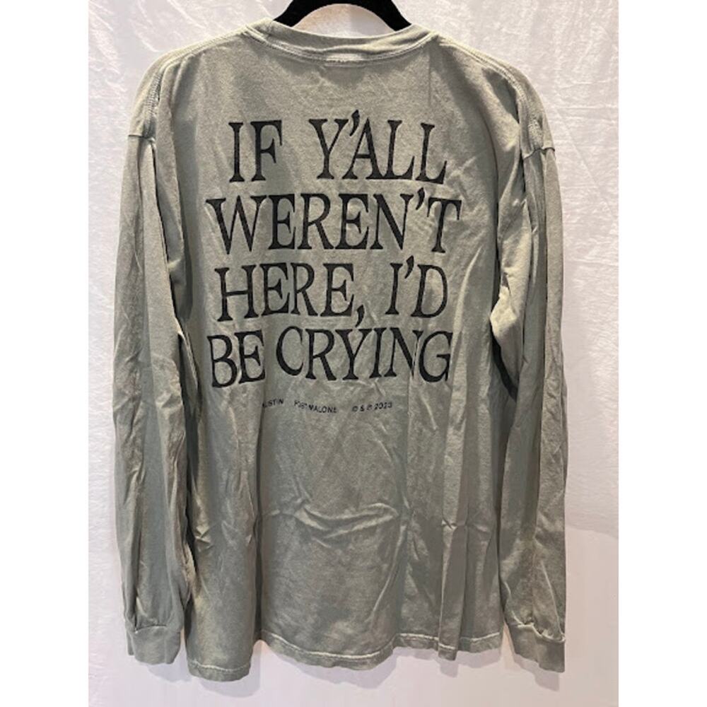 Post Malone Concert @&P 2023 Shirt Austin Long Sleeve Medium Music Merch - Picture 2 of 4